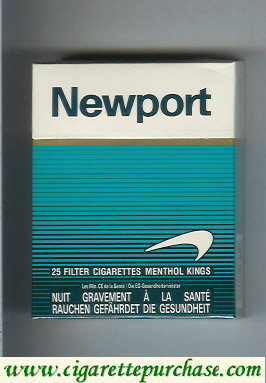 Newport Menthol 25 cigarettes hard box